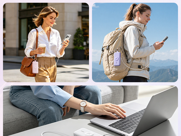 rorry Portable Charger 3 in 1