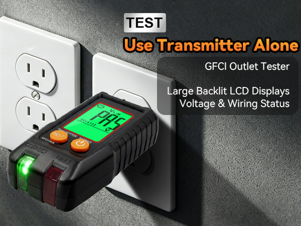 GFCI Outlet Tester with Circuit Breaker Finder