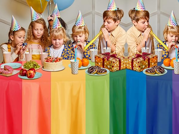 plastic party table cloth