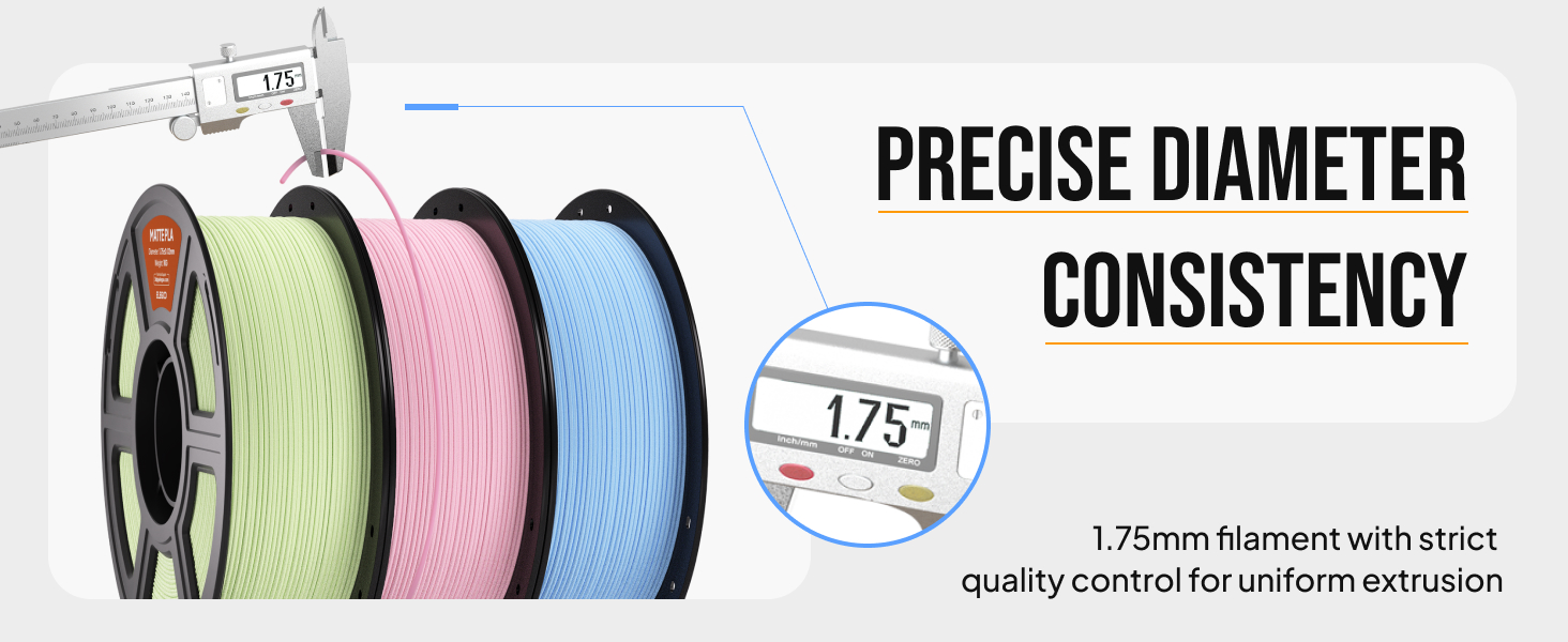 1.75 mm diameter, perfect winding spool