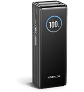 EF ECOFLOW Rapid Power Bank 25,000mAh, 170W Portable Charger with Dual 140W USB-C Ports for Multi...