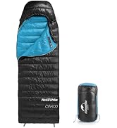 Naturehike Ultralight Down Sleeping Bag, 650FP Backpacking Sleeping Bag for Adults, 40.4? Waterpr...