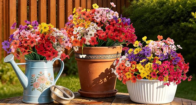 Artificial Flowers for Outdoors