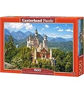 CASTORLAND 500 Piece Jigsaw Puzzle, View of The Neuschwanstein Castle, Bavarian Alps, Germany