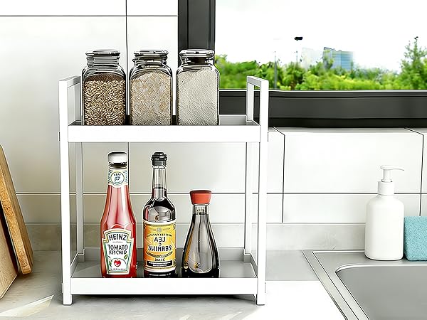 bathroom shelf organizer