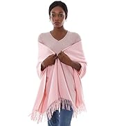 RUI VTRON Womens Winter Scarf Pashmina Shawls and Wraps for Evening Dresses Warm Blanket Scarf fo...