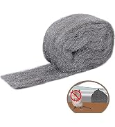 TAFFY'S Steel Wool for Mice Control - 1 Pack of 3×15Ft Steel Wool, Gap Filter for House & Garage ...