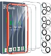 Ferilinso Designed for iPhone 14 Plus & iPhone 14 Pro Max Screen Protector 3 Pack HD Tempered Gla...