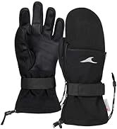 Achiou Ski Gloves Waterproof Snowboard Gloves, Winter Cold Weather Gloves for Men & Women, Touchs...