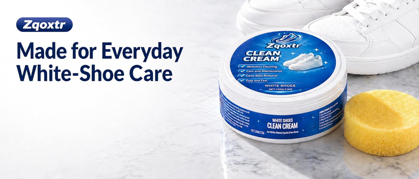 White Shoe Cleaner Cream.