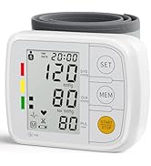 Wrist Blood Pressure Monitors for Home Use Blood Pressure Machine with Bp Cuff 5.47-7.68", Voice ...