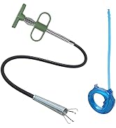 2-in-1 Drain Snake Kit, 35-Inch 4-Claw Grabber & Hair Remover | Deep-Clog Grabber • Surface Hair ...