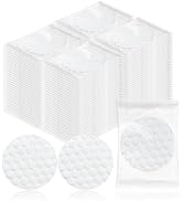 Travel Size Cotton Rounds Individually Wrapped Cotton Rounds Bulk Makeup Cotton Pads Soft for Mos...