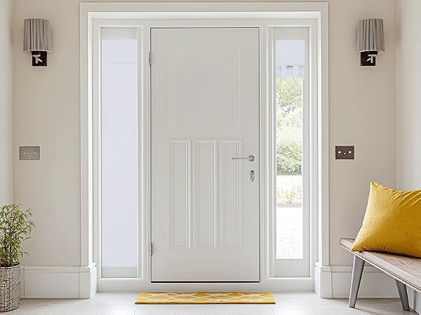 side door window curtains