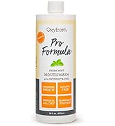 Premium Oxyfresh Pro Formula Fresh Mint Mouthwash – Patented Zinc Mouthwash for All Day Fresh Bre...