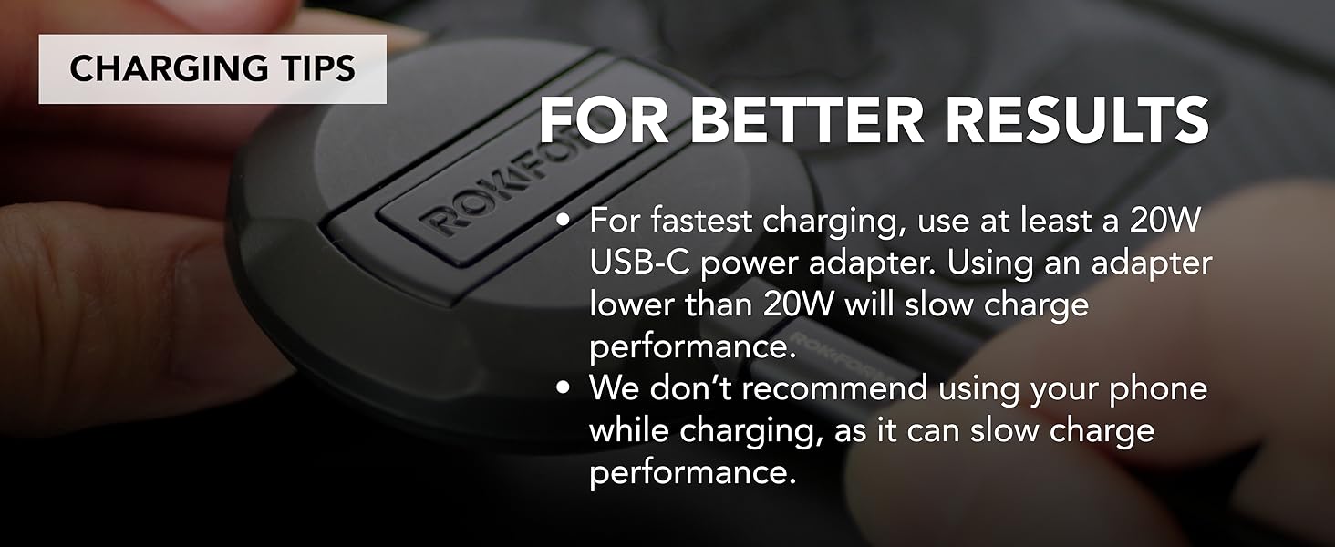 rokform wireless charger; charging puck; iphone charger; magnetic iphone charger; rockform charger