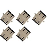 Fiber Optic Cable Adapter Coupler SC-SC Duplex Multimode 5 Pack