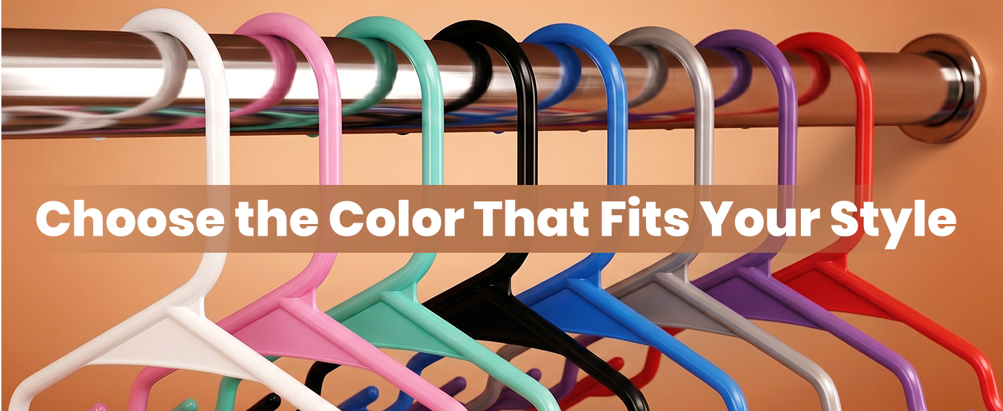 White Plasitc Hangers
