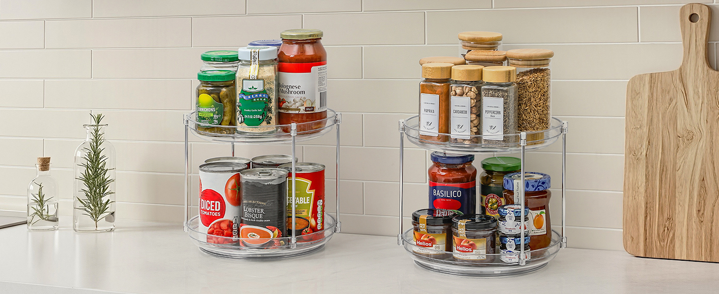 lazy susan turntable organizer