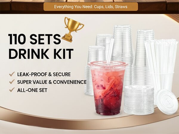plastic cups with lids
