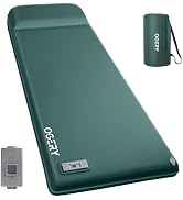 OGERY Self Inflating Sleeping Pad with Electric Pump, 3.15" Ultra-Thick Memory Foam Camping Pad, ...