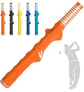 Xinambyh 1 Pcs Right-Hand Golf Training Grip:Club,Rubber Swing Grip Trainer,Golf Accessories for ...