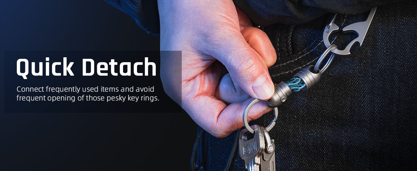 quick release key ring key holder magnetic