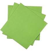 Surprisist 240 Count Dinner disposable Napkins Paper PeaGreen Napkin for Cocktail Birthday, Weddi...