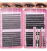 Lash Clusters Kit for Beginners Eyelash Clusters Kit Lashes Clusters Kit Cluster Pestañas Postiza...