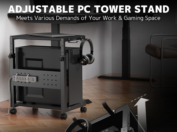 Adjustable PC Tower Stand