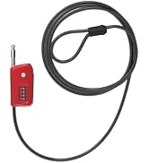 UP Security 6ft Python Cable Lock for Bike, Bicycle, Electric Scooter, Trail Camera, 4 Digit Comb...