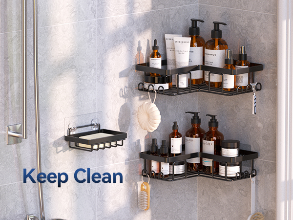 corner shower rack