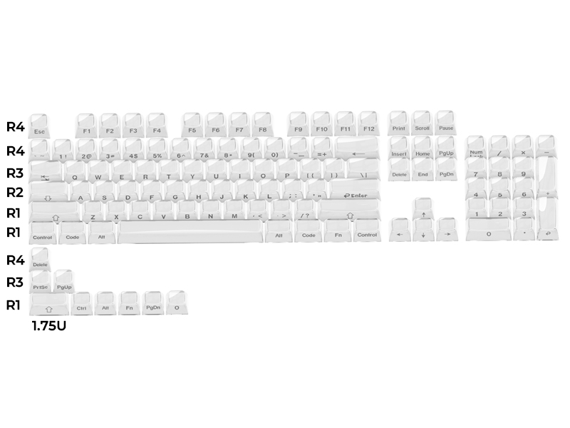 crystal keycaps