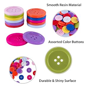 Resin Buttons, Sewing Flatback Button, Assorted Mixed Color Resin Buttons, rainy day activities