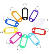 Galepromot Portable Key Organizer, Key Organizer Keychain,30 Key Tags with Ring and Individual Sp...