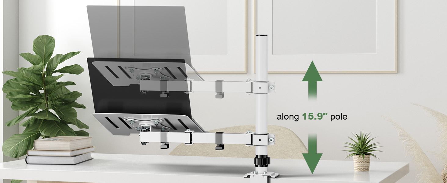 height adjustable laptop holder desk