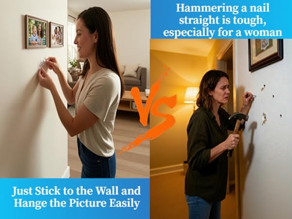 Self Adhesive sticky hangers without nails inside shower ceiling towels hooks command strip picture
