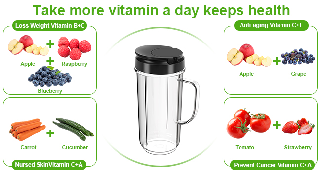 2 Pack Magic Bullet Blender Cups