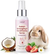 ulroyda Rabbit Detangler & Conditioner Spray – Quickly Removes Tangles | Softens & Moisturizes Fu...