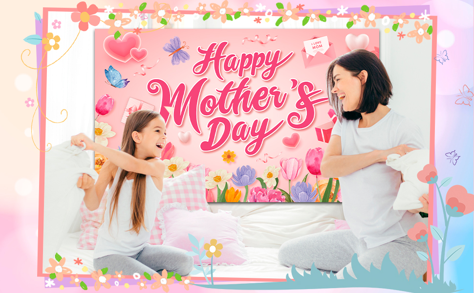 happy mother's day backdrop