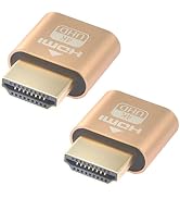 IYUANEPRO HDMI Dummy Plug 4K HDR,Virtual Monitor EDID Emulator, Headless Display Adapter-2Pack