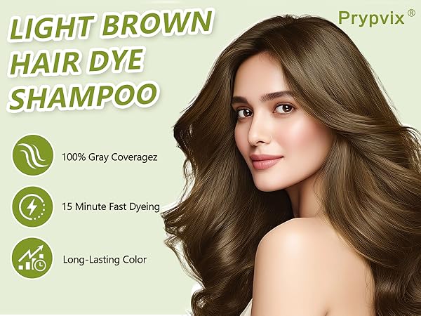 light brown hair dye shampoo