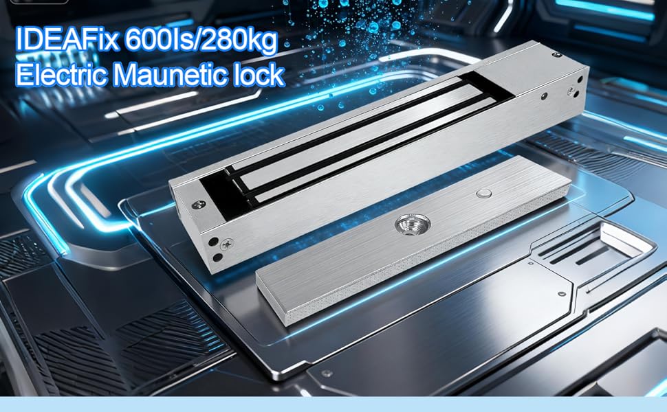 600LBs/280KG Electromagnetic Lock Access Control Security Door Lock for Single Door