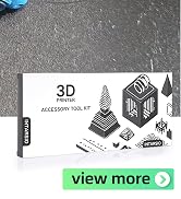 High-Quality 3D Printer Tool Removal Scraper Kit, 4 Types of Sharpened Blades & 10 Extra Blades, ...