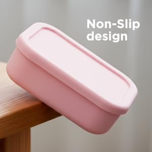 silicone food storage containers set, fridge safe