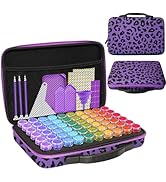 CAIOVSE Diamond Painting Storage Containers,60 Slots Diamond Painting Accessories Kits Diamond Ar...