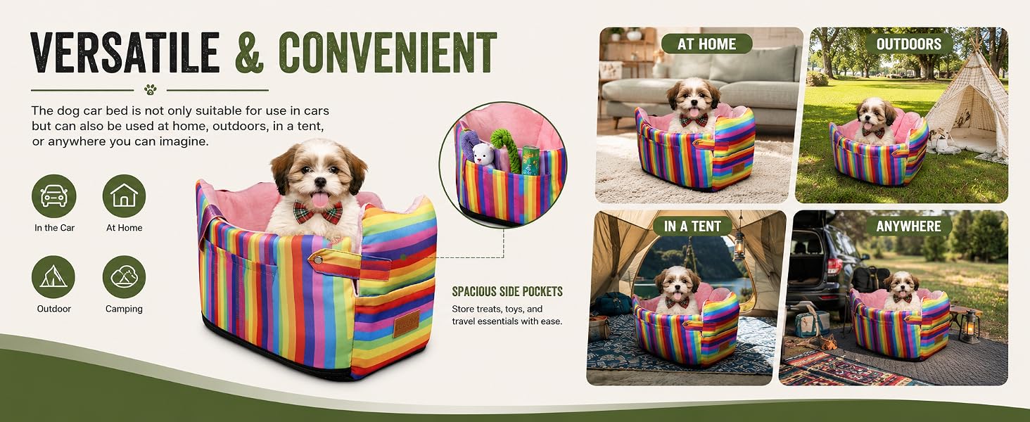 armrest dog car seat