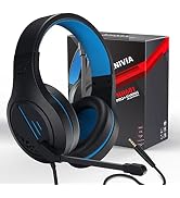 Anivia MH601 Gaming Headset for PC PS5 PS4 Nintendo Xbox One Mac Laptop, Wired Stereo Over-Ear He...