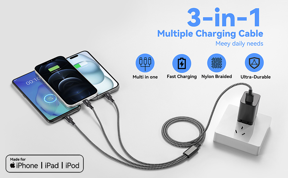 2 Pack Multi charging cable