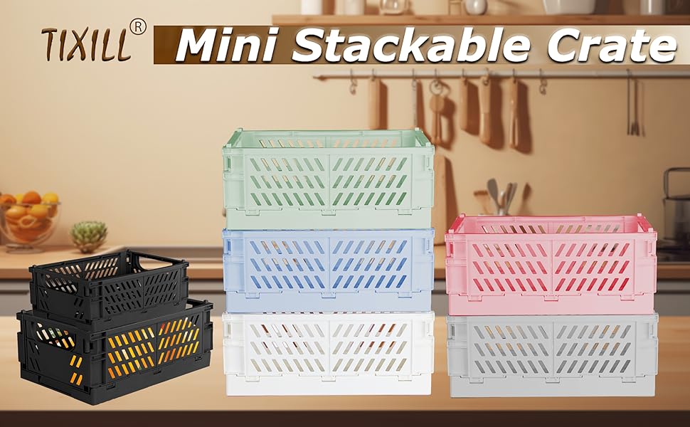 Tixill Mini Stackable Crate